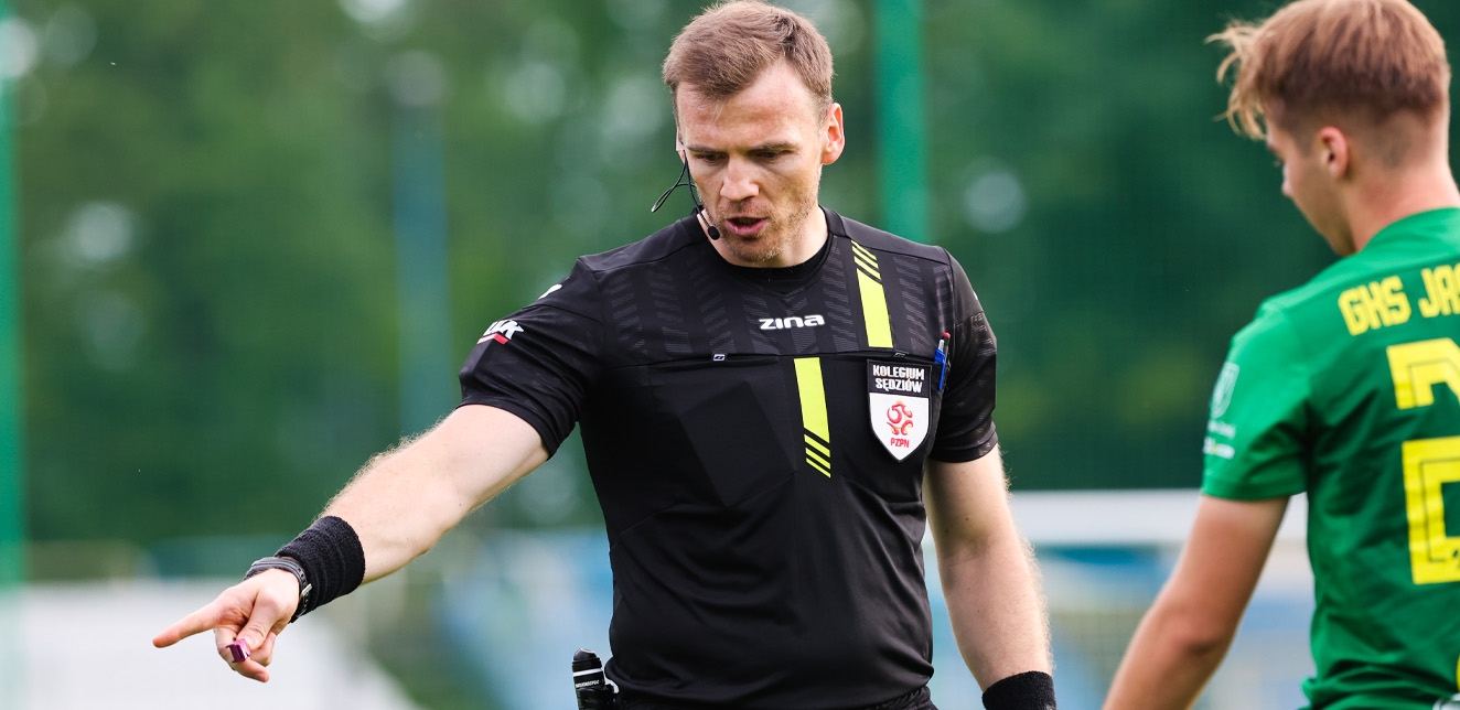 Rafał Szydełko sędzią meczu Sandecja - GKS 