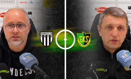 [GKS TV] Trenerzy po meczu Sandecja - GKS 